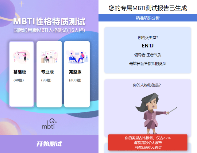 mbti人格测试